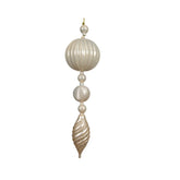 Decoris Shatterproof Hanging Ornament 28cm - Pearl